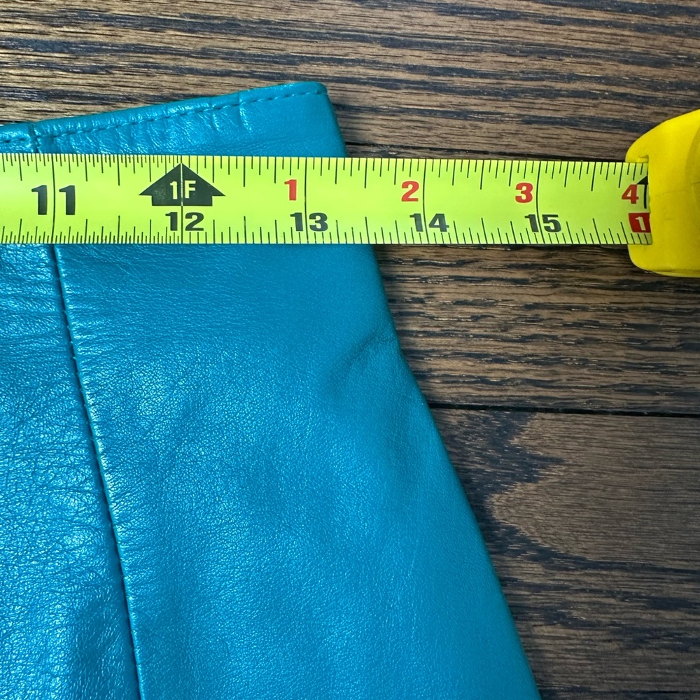 Vintage teal Pencil Skirt Casual - Picture 4 of 5